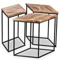 Miniatyrbillede 7 af 11: vidaXL sofabord 56x48x40 cm massivt mangotræ -  Sofaborde