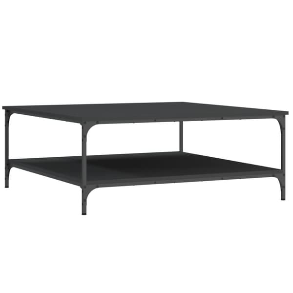 vidaXL sofabord 100x100x40 cm konstrueret træ sort - Sofaborde