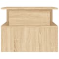 Miniatyrbillede 6 af 10: vidaXL sofabord 90x55x42,5 cm konstrueret træ sonoma-eg -  Sofaborde