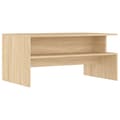 Miniatyrbillede 7 af 10: vidaXL sofabord 90x55x42,5 cm konstrueret træ sonoma-eg -  Sofaborde