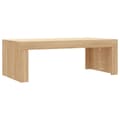 Miniatyrbillede 3 af 10: vidaXL sofabord 102x50x36 cm konstrueret træ sonoma-eg -  Sofaborde