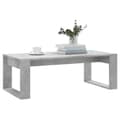 Miniatyrbillede 4 af 10: vidaXL sofabord 102x50x35 cm konstrueret træ betongrå -  Sofaborde