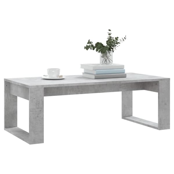 vidaXL sofabord 102x50x35 cm konstrueret træ betongrå -  Sofaborde