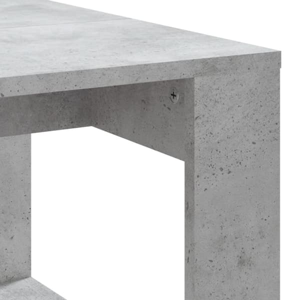 vidaXL sofabord 102x50x35 cm konstrueret træ betongrå -  Sofaborde