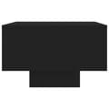 Miniatyrbillede 6 af 10: vidaXL sofabord 100x49,5x31 cm konstrueret træ sort -  Sofaborde