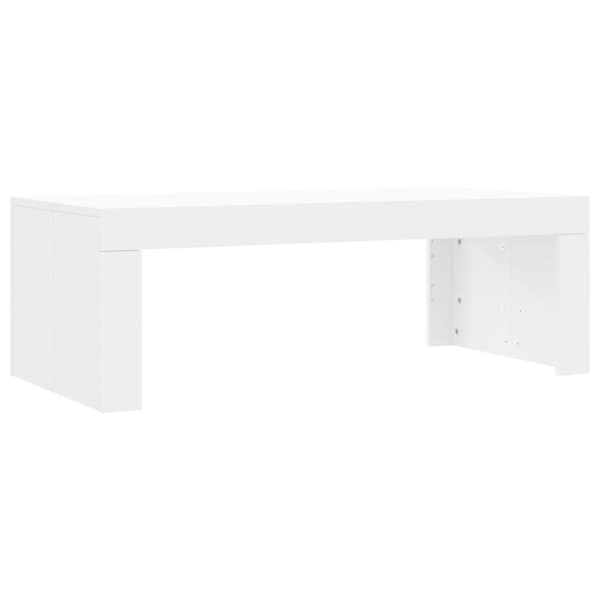 vidaXL Soffbord vit 102x50x36 cm konstruerat trä - Soffbord