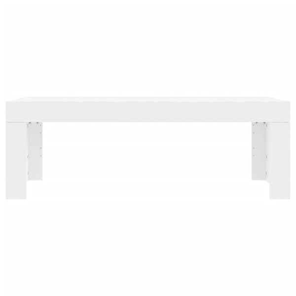 vidaXL Soffbord vit 102x50x36 cm konstruerat trä - Soffbord