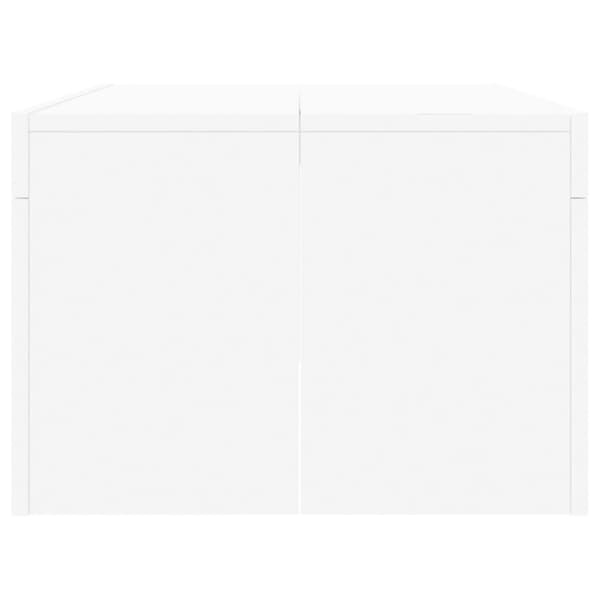 vidaXL Soffbord vit 102x50x36 cm konstruerat trä - Soffbord