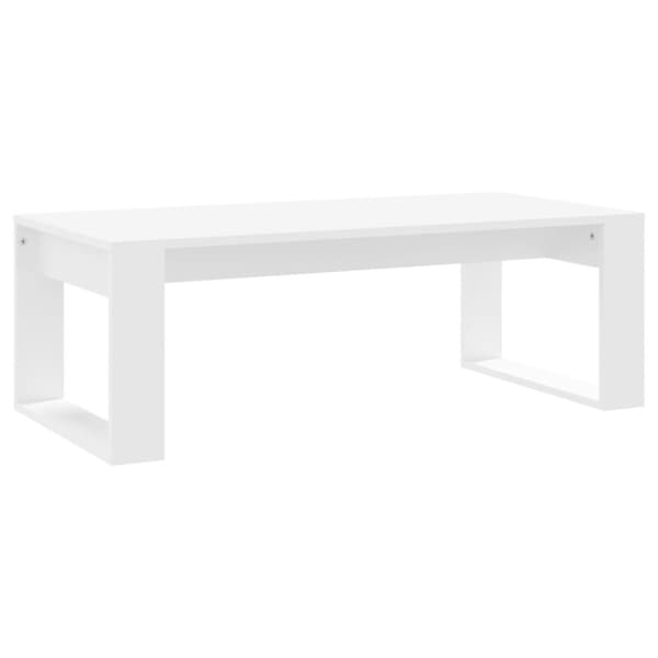 vidaXL sofabord 102x50x35 cm konstrueret træ hvid - Sofaborde