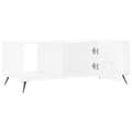 Miniatyrbillede 7 af 11: vidaXL sofabord 102x50x40 cm konstrueret træ hvid -  Sofaborde