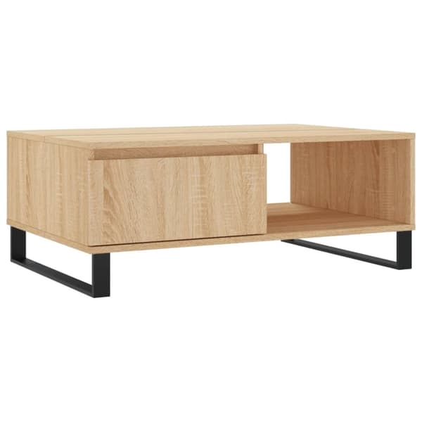 vidaXL sofabord 90x60x35 cm konstrueret træ sonoma-eg -  Sofaborde