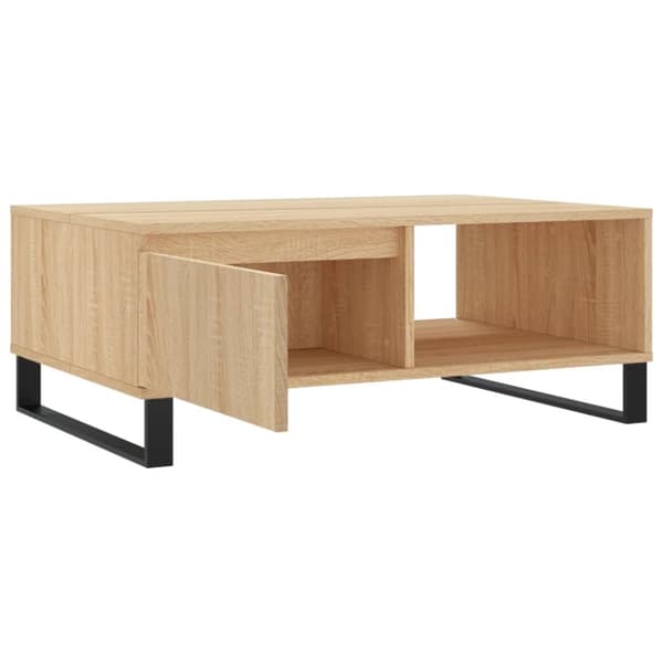 vidaXL sofabord 90x60x35 cm konstrueret træ sonoma-eg -  Sofaborde