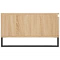 Miniatyrbillede 8 af 11: vidaXL sofabord 90x60x35 cm konstrueret træ sonoma-eg -  Sofaborde