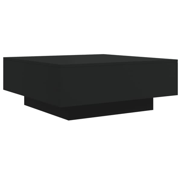 vidaXL sofabord 80x80x31 cm spånplade sort -  Sofaborde