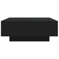 Miniatyrbillede 7 af 11: vidaXL sofabord 80x80x31 cm spånplade sort -  Sofaborde