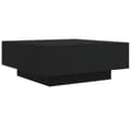 Miniatyrbillede 8 af 11: vidaXL sofabord 80x80x31 cm spånplade sort -  Sofaborde
