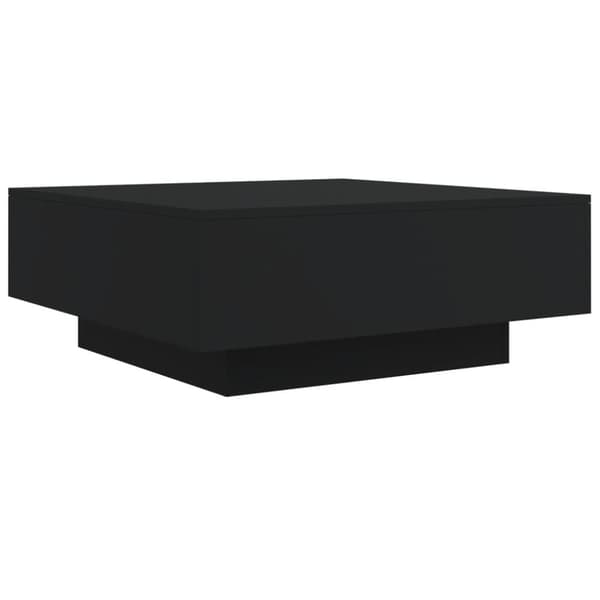 vidaXL sofabord 80x80x31 cm spånplade sort -  Sofaborde
