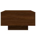 Miniatyrbillede 9 af 11: vidaXL sofabord med LED-lys 55x55x31 cm brun egetræsfarve -  Sofaborde