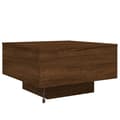Miniatyrbillede 10 af 11: vidaXL sofabord med LED-lys 55x55x31 cm brun egetræsfarve -  Sofaborde