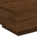 Miniatyrbillede 11 af 11: vidaXL sofabord med LED-lys 55x55x31 cm brun egetræsfarve -  Sofaborde