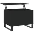 Miniatyrbillede 3 af 11: vidaXL sofabord 60x44,5x45 cm konstrueret træ sort -  Sofaborde