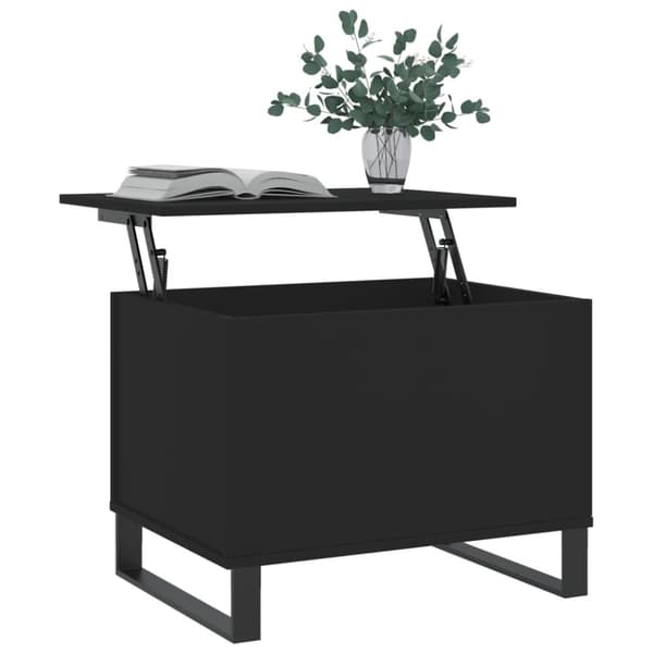 vidaXL sofabord 60x44,5x45 cm konstrueret træ sort - Sofaborde