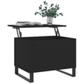 Miniatyrbillede 4 af 11: vidaXL sofabord 60x44,5x45 cm konstrueret træ sort -  Sofaborde