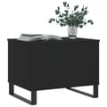 Miniatyrbillede 5 af 11: vidaXL sofabord 60x44,5x45 cm konstrueret træ sort -  Sofaborde