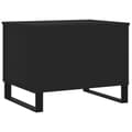 Miniatyrbillede 6 af 11: vidaXL sofabord 60x44,5x45 cm konstrueret træ sort -  Sofaborde