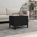 Miniatyrbillede 1 af 11: vidaXL sofabord 60x44,5x45 cm konstrueret træ sort -  Sofaborde