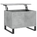 Miniatyrbillede 3 af 11: vidaXL sofabord 60x44,5x45 cm konstrueret træ betongrå -  Sofaborde
