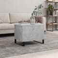 Miniatyrbillede 2 af 11: vidaXL sofabord 60x44,5x45 cm konstrueret træ betongrå -  Sofaborde