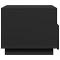 Miniatyrbillede 9 af 11: vidaXL sofabord med LED-lys 50x49x40 cm sort -  Sofaborde