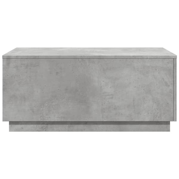 vidaXL Soffbord med LED betonggrå 90x50x40 cm - Soffbord