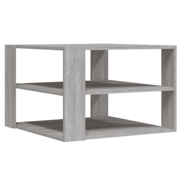 vidaXL sofabord 59,5x59,5x40 cm konstrueret træ grå sonoma-eg -  Sofaborde