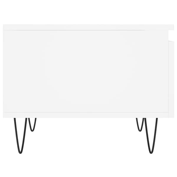 vidaXL Soffbord 2 st vit 50x46x35 cm konstruerat trä - Soffbord