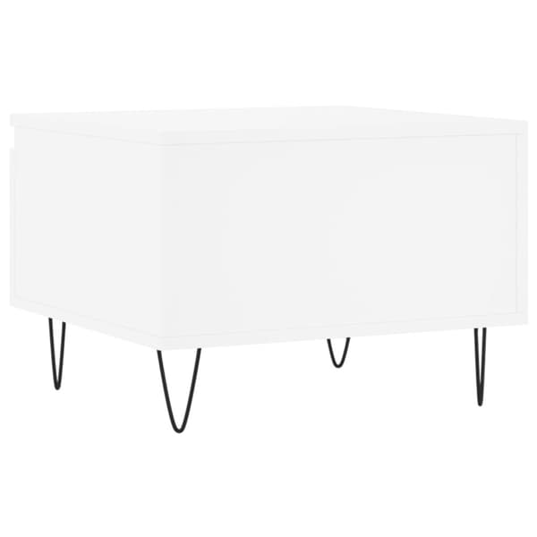 vidaXL Soffbord 2 st vit 50x46x35 cm konstruerat trä - Soffbord