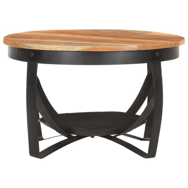 vidaXL sofabord Ø68x43 cm massivt akacietræ - Sofaborde