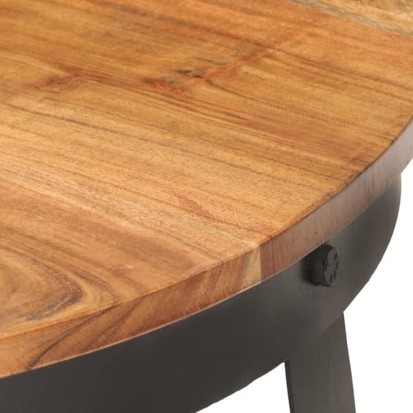 vidaXL sofabord Ø68x43 cm massivt akacietræ - Sofaborde