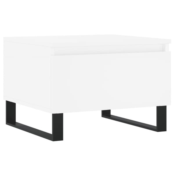 vidaXL Soffbord 2 st vit 50x46x35 cm konstruerat trä - Soffbord