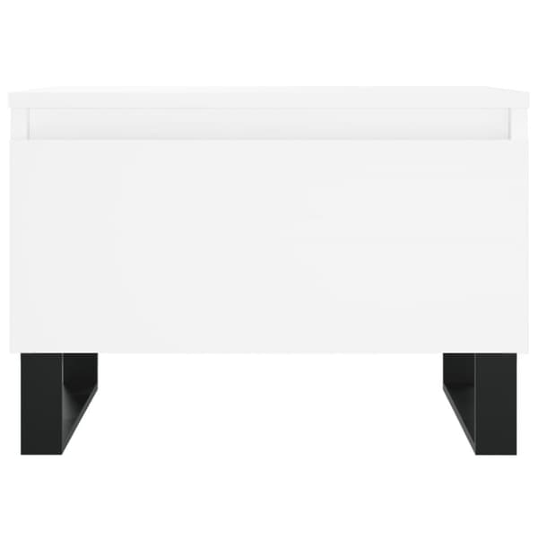 vidaXL Soffbord 2 st vit 50x46x35 cm konstruerat trä - Soffbord