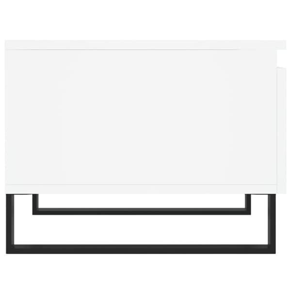 vidaXL Soffbord 2 st vit 50x46x35 cm konstruerat trä - Soffbord
