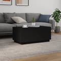 Pikkukuva 5 / 11: vidaXL Sohvapöytä LED-valoilla musta 90x50x40 cm -  Kahvipöydät