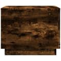 Miniatyrbillede 8 af 11: vidaXL sofabord med metalben 50x50x40 cm røget egetræsfarve -  Sofaborde