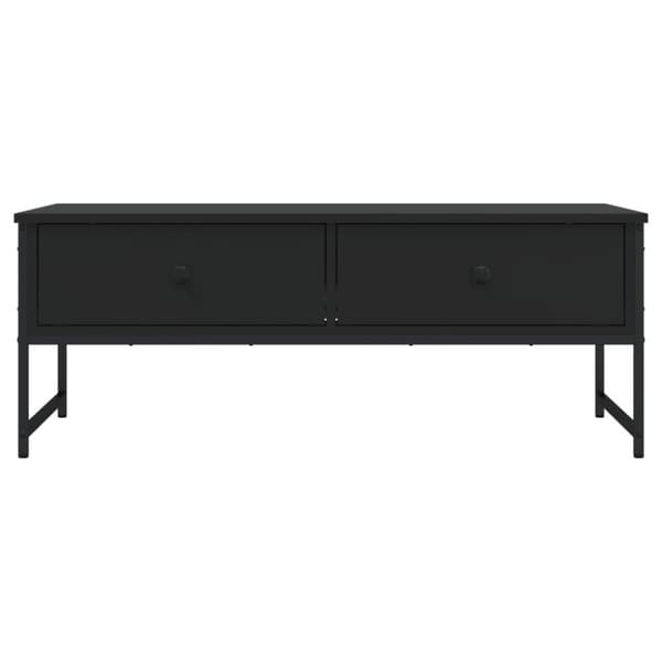 vidaXL Soffbord svart 101x49x39,5 cm konstruerat trä - Soffbord