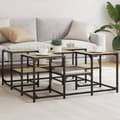 Miniatyrbillede 2 af 11: vidaXL sofabord 91x91x40 cm konstrueret træ sonoma-eg -  Sofaborde