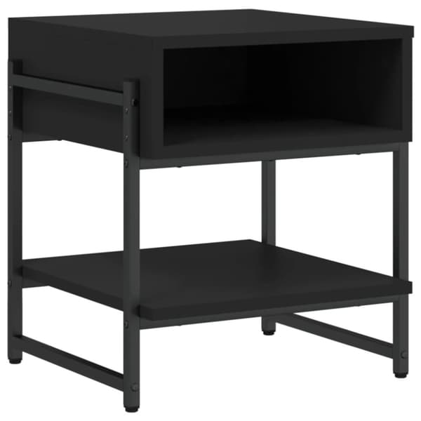vidaXL Sohvapöytä musta 40x40x45 cm tekninen puu - Kahvipöydät
