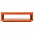Miniatyrbild 6 av 10: vidaXL Soffbord vaxbrun 110x50x33,5 cm massiv furu -  Soffbord