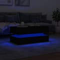 Miniatyrbillede 6 af 11: vidaXL sofabord med LED-lys 90x50x40 cm sort -  Sofaborde
