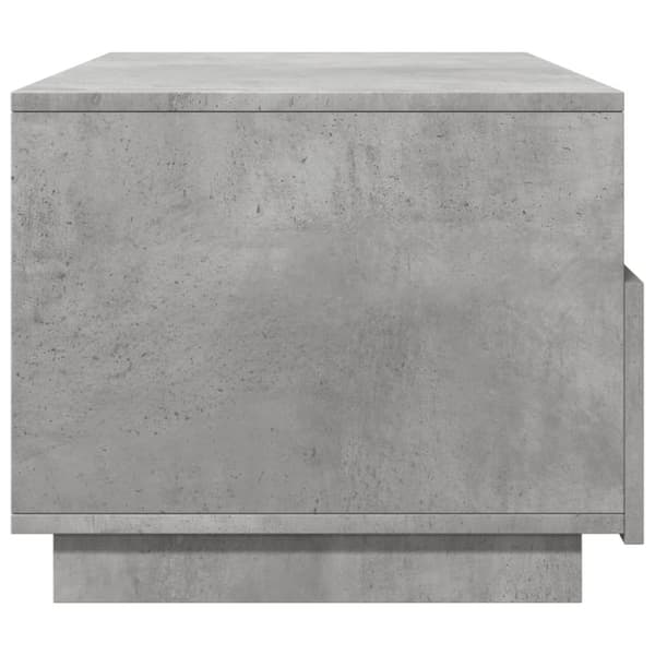 vidaXL Sohvapöytä LED-valoilla betoninharmaa 90x49x40 cm -  Kahvipöydät
